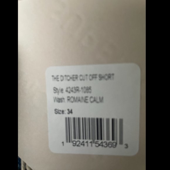 NWT MOTHER The Ditcher Cut Off Short (Romaine Calm) - Picture 15 of 16